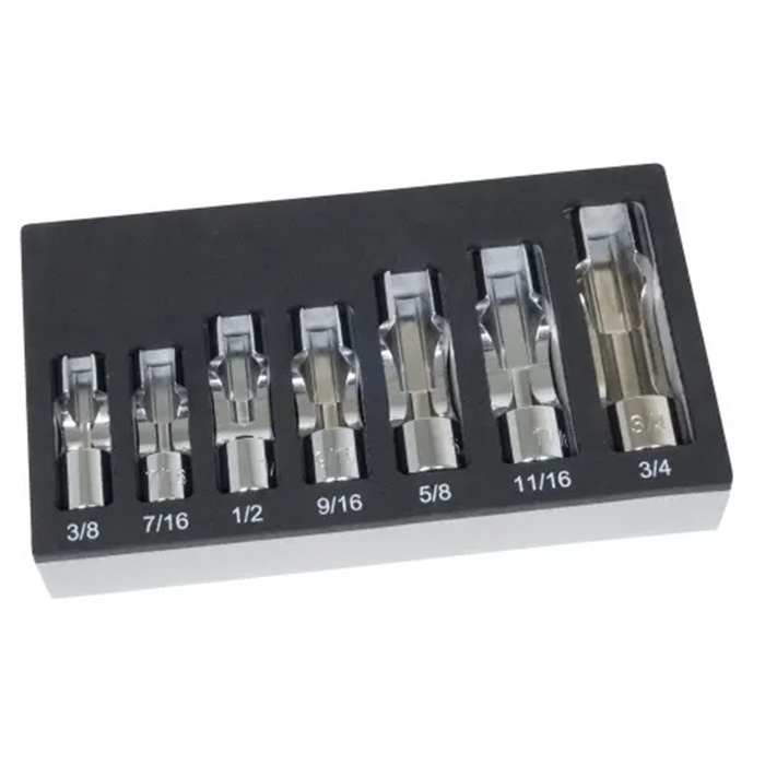 LISLE SPECIALTY TOOLS Flare Nut Socket Set, 7 pc.