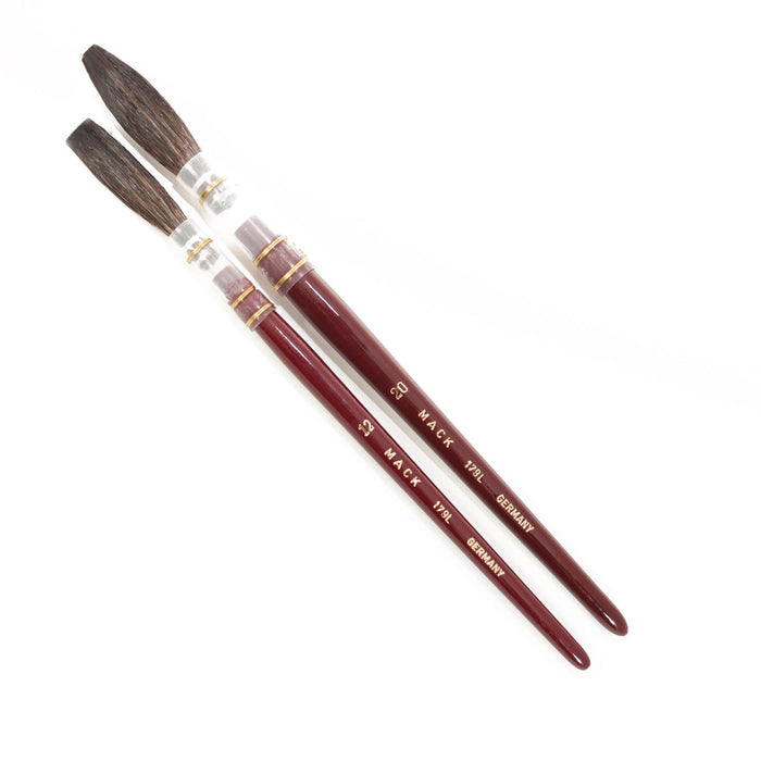 Mack Brushes MACK 179L-12 179L Series Kazan Squirrel Hair Lettering Pencil Quill, #12 Brush, 1-1/2 i