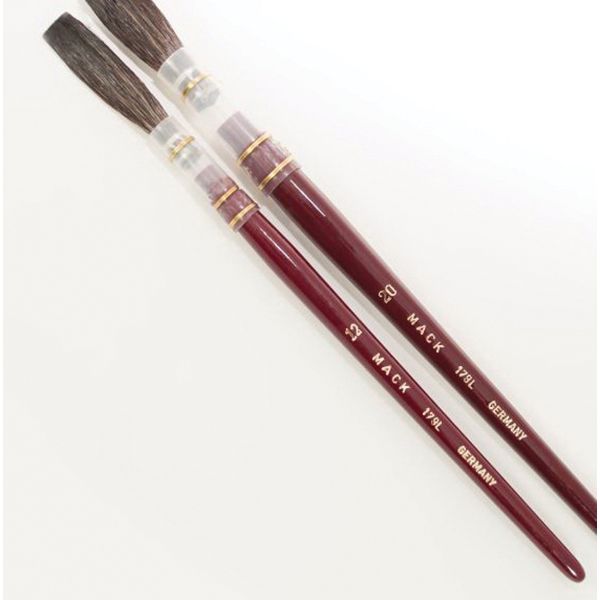 Mack Brushes MACK 179L-5 179L Series Kazan Squirrel Hair Lettering Pencil Quill, #5 Brush, 1-1/16 in