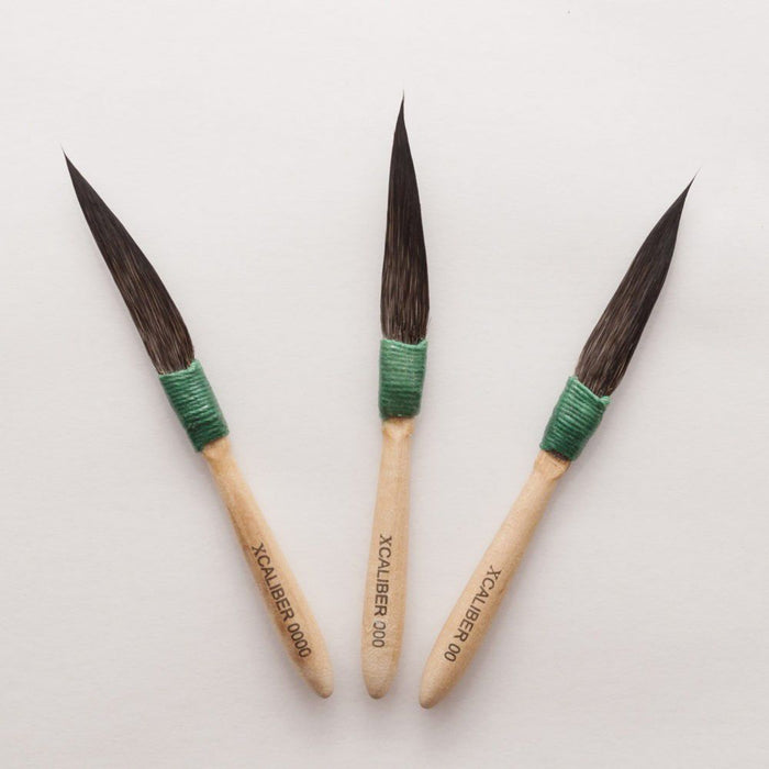 Mack Brushes MACK Xcaliber X-0 X Series Squirrel Hair Pinstriping Brush, #0 Brush — view 3