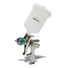 PRO-TEK MAXAIR W300-1.7 W300 Series HVLP Gravity Feed Spray Gun, 1.7 mm Nozzle, 600 mL Container, 15 to 28 psi