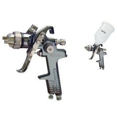 PRO-TEK MAXAIR W98-14 W98 Series HVLP Gravity Feed Spray Gun, 1.4 mm Nozzle, 600 mL Container, 8 to 11 cfm, 43 psi