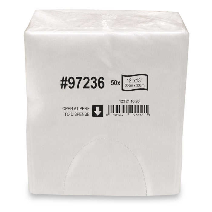 Mercantile Development, Inc. 97236 1/4 Fold Wipes, White
