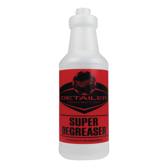 Meguiar's D20108 Pre-Labeled 32 oz Bottle for D108 Detailer Super Degreaser