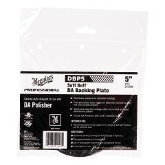 Meguiar's® Soft Buff™ DBP5 Dual Action Backing Plate, 5 in Dia, 5/16 in Arbor/Shank, Hook and Loop Attachment