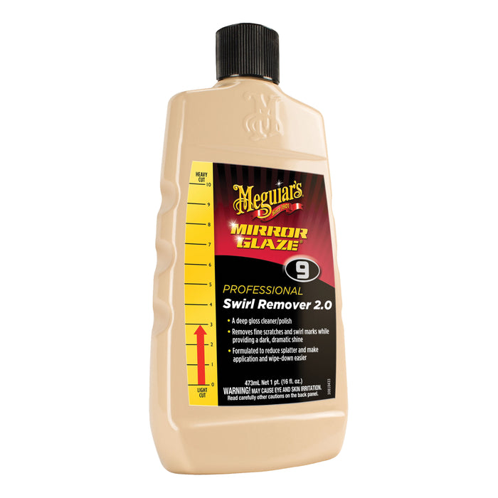 Meguiar's M0916 Mirror Glaze Swirl Remover 16 oz White