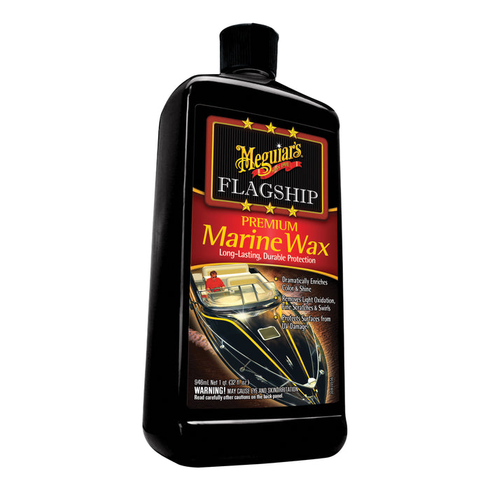 Meguiar's M6332 Flagship Marine Wax, 32 oz Ivory Liquid