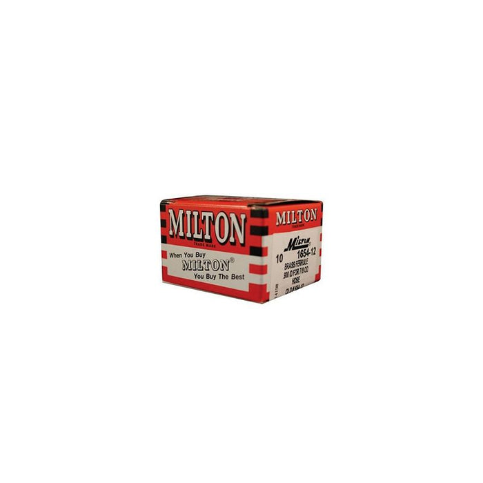 Milton Industries, Inc. Milton 1654-12 Domestic Hose Ferrule, 7/8 in, Brass