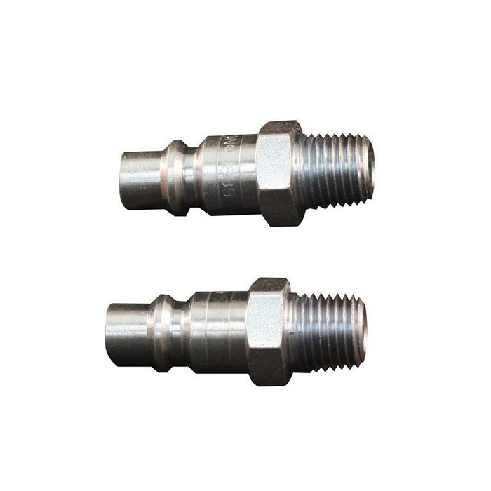 Milton Industries, Inc. Milton 1839 H-Style Quick-Connect Air Fitting Plug, 1/4 in, MNPT, 300 psi, S