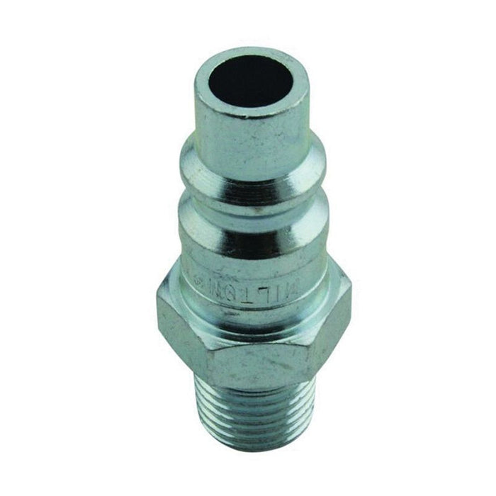 Milton Industries, Inc. Milton 1839 H-Style Quick-Connect Air Fitting Plug, 1/4 in, MNPT, 300 psi, S โ view 2