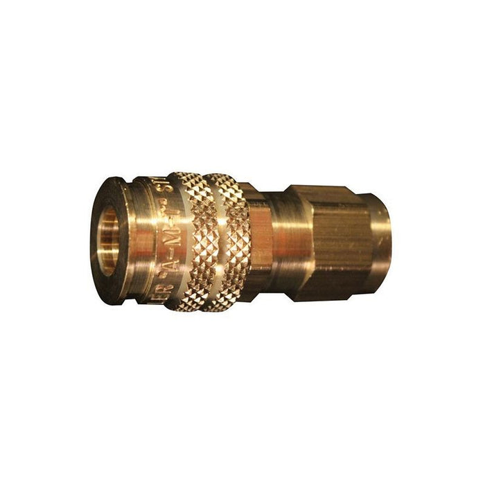 Milton Industries, Inc. Milton 745 AMT-Style Coupler, 1/4 in, FNPT, Brass