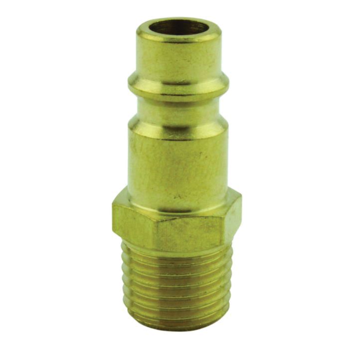 Milton Industries, Inc. Milton HighFlowPRO 760 V-Style Air Fitting Plug, 1/4 in, MNPT, 1.4375 in L,