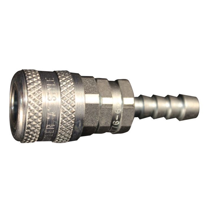 Milton Industries, Inc. Milton 776-6 A-Style Coupler, 3/8 in, Hose Barb, 2.69 in L โ view 2