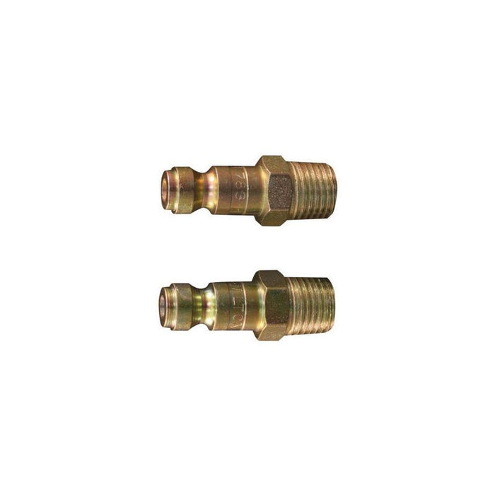 Milton Industries, Inc. Milton 783 T-Style Plug, 1/4 in, MNPT, Steel, 1.55 in L x 0.56 in W x 0.56 i