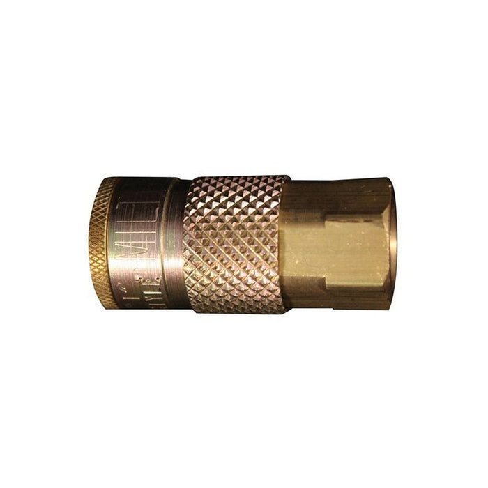 Milton 785 T-Style Coupler, 1/4 in, FNPT, Steel — view 3
