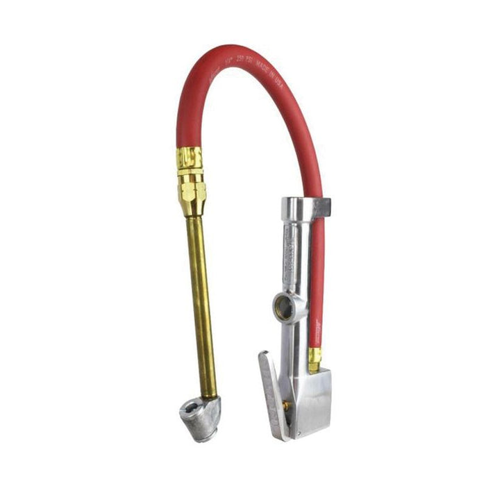 Milton Industries, Inc. Milton S-506 Dual Head Tire Inflator Gauge, Aluminum, Silver — view 2