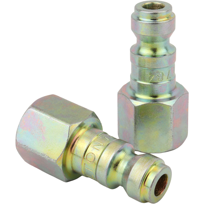 Milton 3/8" Fem. Plug M-Style, 2/cd