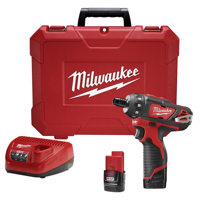 Milwaukee Tools FUEL 1/4” Hex 2-Speed Screwdriver Kit
