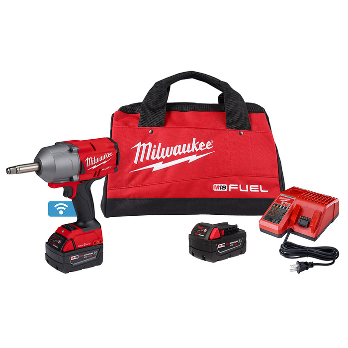 Milwaukee Tools FUEL 1/2' Ext. Anvil Controlled Torque Impact Wrench w/ONE-KEY Kit