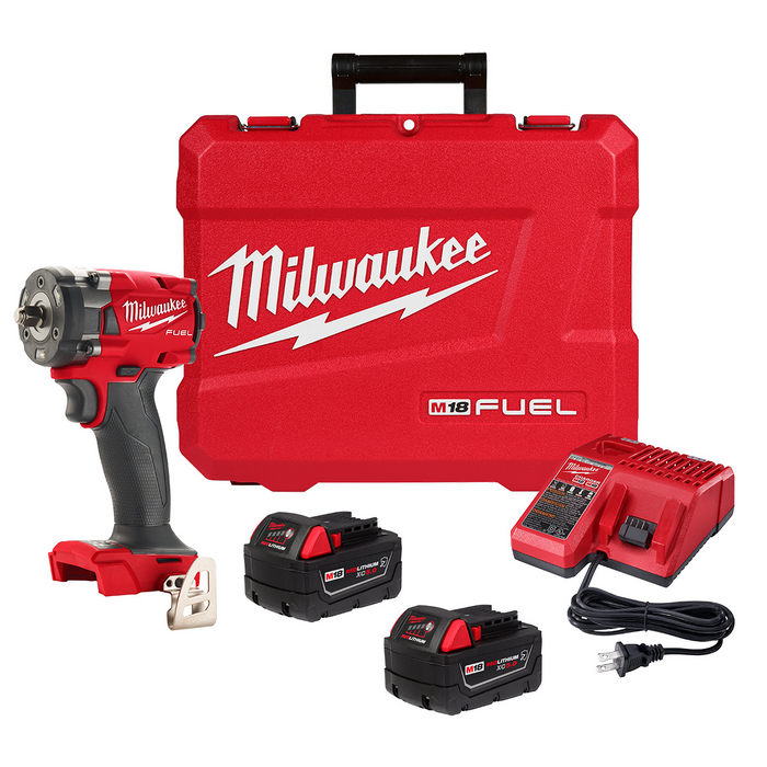 Milwaukee Tools FUEL 3/8 inch Compact Impact Wrench w/ Friction Ring Kit