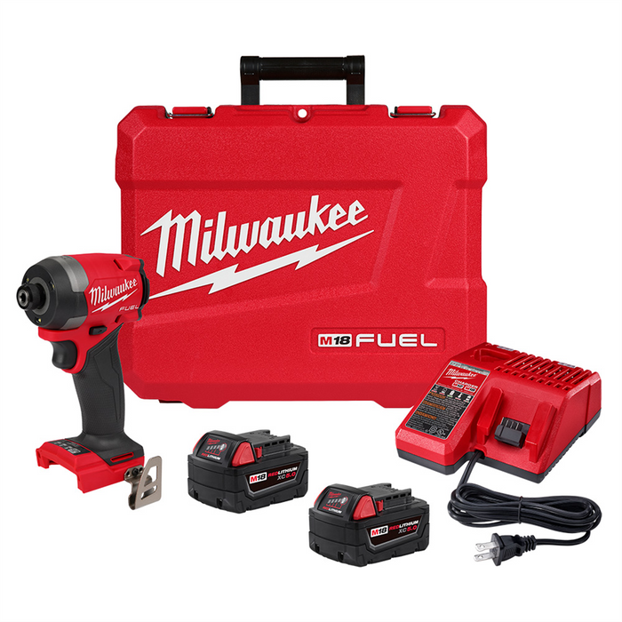 Milwaukee Tools FUEL 1/4" Hex Impact Driver Kit