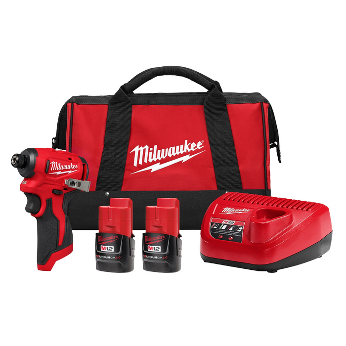 Milwaukee Tools Subcompact Brushless 1/4 inch Hex Impact Driver Kit