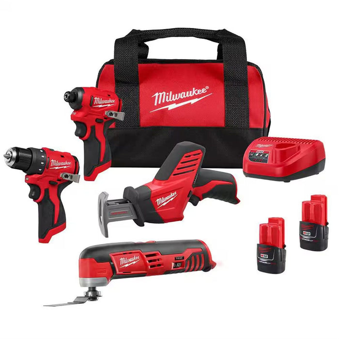 Milwaukee Tools Subcompact Brushless 4-Tool Combo Kit