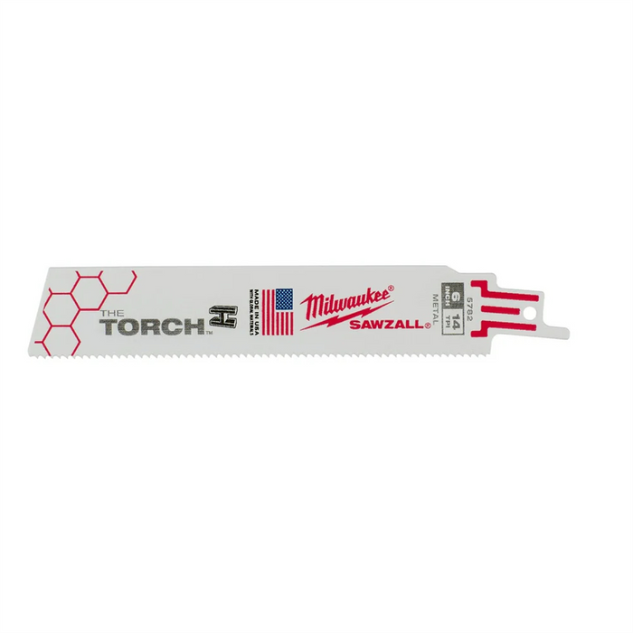 Milwaukee Tools 6" 14 TPI The Torch SAWZALL Blades (5 Pk)
