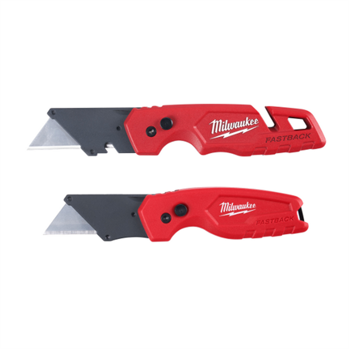 Milwaukee Tools Milwaukee Fastback 48-22-1503 Utility Knife Set, Folding Blade, Bi-Metal Blade
