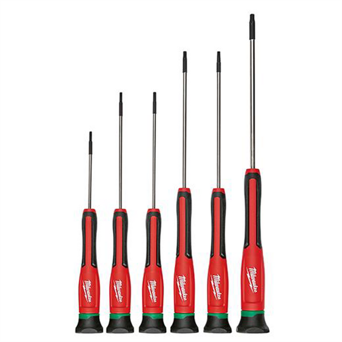 Milwaukee Tools 6 PC TORX Precision Screwdriver Set w/ Case