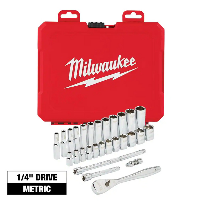 Milwaukee Tools 1/4 Drive 28Pc Ratchet Set
