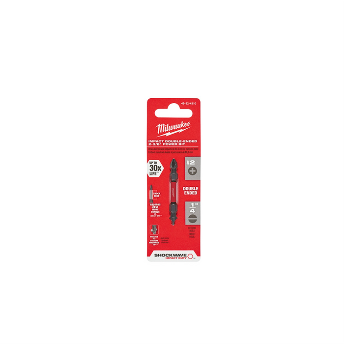 Milwaukee Tools POWER BIT (PH2 & SL 1/4)