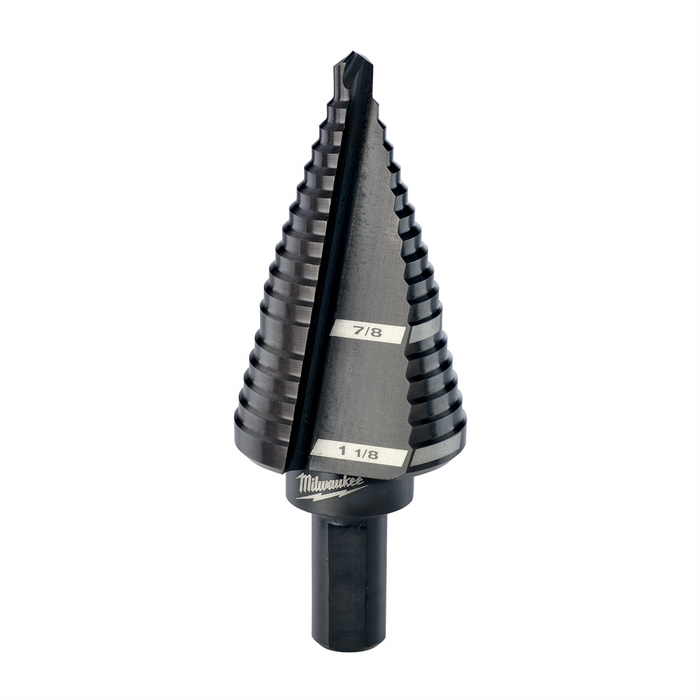 Milwaukee Tools #9 Step Drill Bit, 7/8" & 1-1/8"