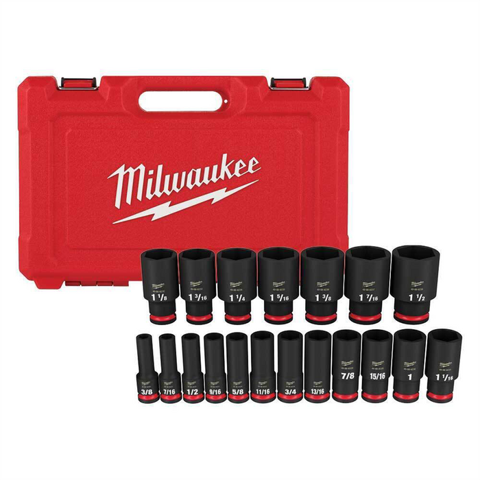 Milwaukee Tools 19Pc Shockwave Imp Duty