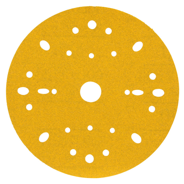 3M Products Hookit Gold Abrasive Disc 09285, 220, 6 in, Dust-Free, 100 Discs/Carton