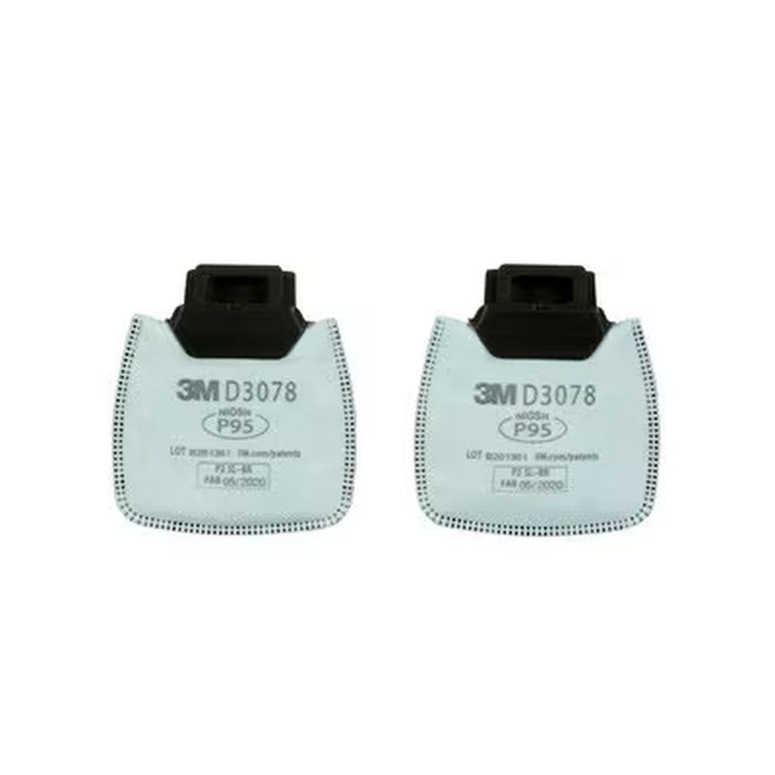 3M Products Secure Click Particulate Filter P95 with Nuisance Level Organic Vapor/Acid