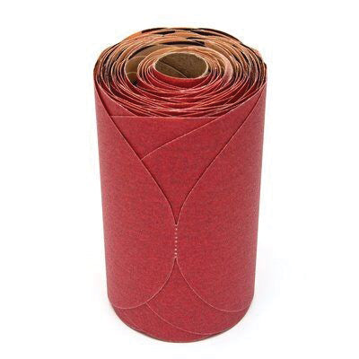 3M™ 01113 316U Series Abrasive Disc, 6 in Dia, P150 Grit, PSA, Red