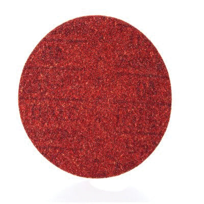 3M™ 01136 316U Series Dust Free Abrasive Disc, 6 in Dia, P800 Grit, Hook and Loop, Red