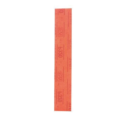 3M™ 01177 316U Series Abrasive Sheet, 2-3/4 in W x 16-1/2 in L, P320 Grit, Medium Grade, Red, Dry