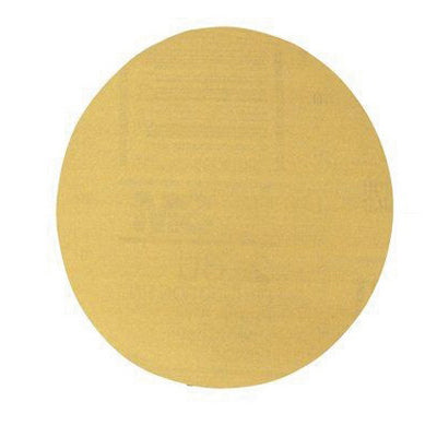 3M™ 00983 236U Series Abrasive Disc, 6 in Dia, P80 Grit, Hook and Loop, Gold