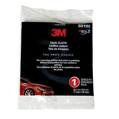 3M Products 03192 Tack Cloth, 36 x 17 in, White