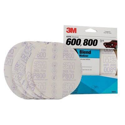 3M 03219 Sanding Disc, 6 in Dia, White — view 3