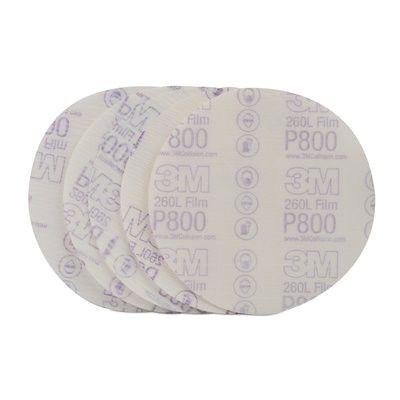 3M 03219 Sanding Disc, 6 in Dia, White