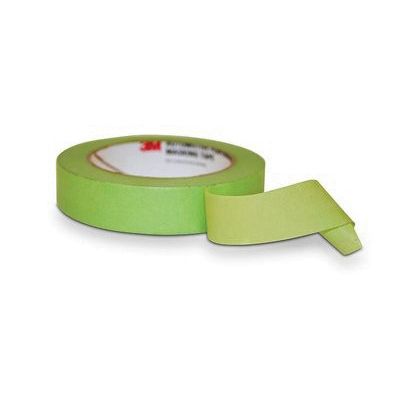 3M Products 03431 233+ Series Automotive Performance Masking Tape, 32 m x 18 mm, Green