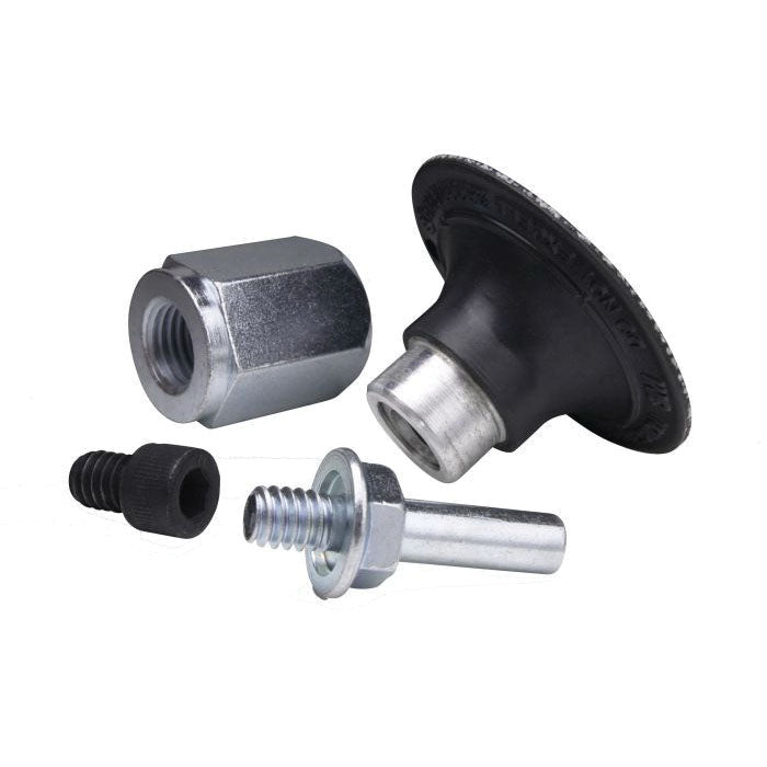 3M 5539 Round Disc Pad Assembly 2 in Dia Black Roloc TR Attachment