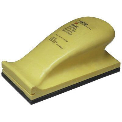 3M 5740 Hand Block 5 in x 2-3/4 in Hook-and-Loop Yellow/Black Plastic — view 3