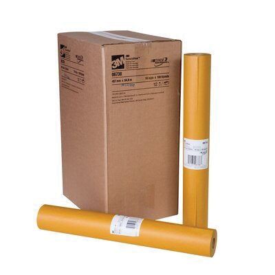 3M Products Scotchblok 06738 Masking Paper, 18 in W x 180 ft L, 0.51 mm THK, Gold โ view 3