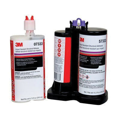 3M Products 07333 Impact Resistance Structural Adhesive, 200 mL Cartridge, Liquid, Silver Grey, 1.13