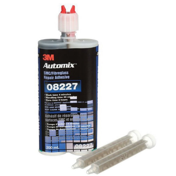 3M 8227 2-Part Repair Adhesive 200 mL Black/White Paste Cartridge