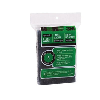 3M Products SandBlaster 10115NA Abrasive Pad, 2 in W x 4 in L, #3 Grit, Coarse, Gray